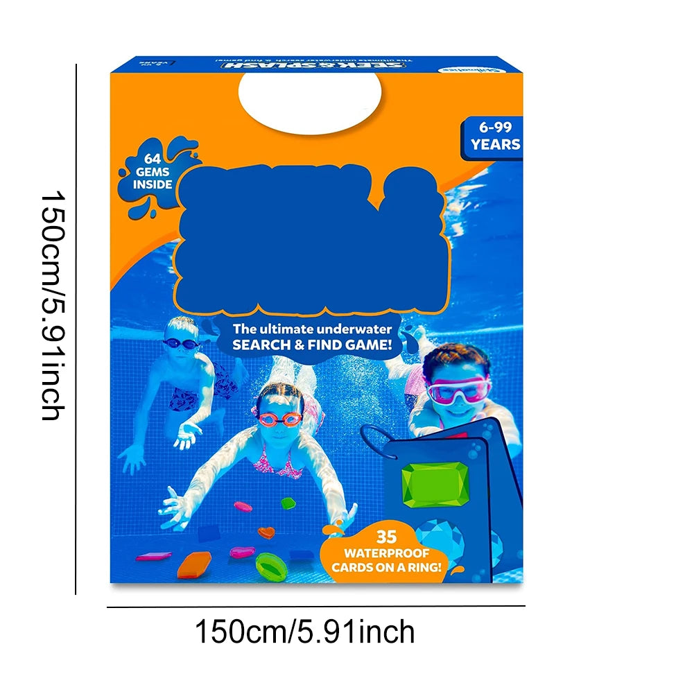 Seek & Splash: Juego de búsqueda submarino para piscina.