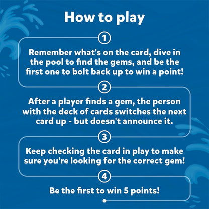 Seek & Splash: Juego de búsqueda submarino para piscina.