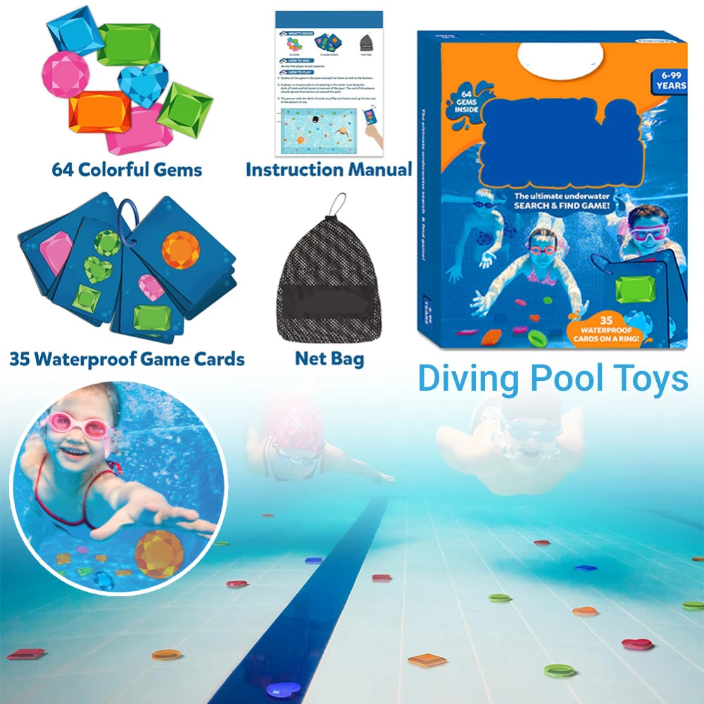 Seek & Splash: Juego de búsqueda submarino para piscina.