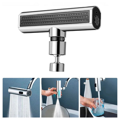 Grifo Cascada de Acero 360 grados