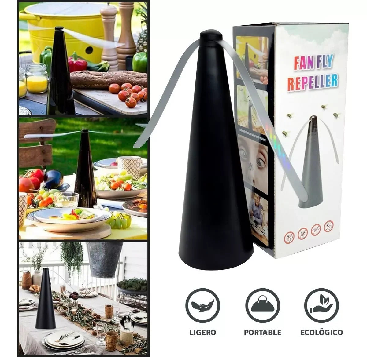 Ventilador Repelente de Moscas - Pack 2 Unidades por $21.990